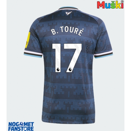 Newcastle United Bazoumana Toure #17 Gostujuci Dres 2026-27 Kratak Rukav